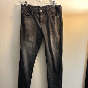 Rue 21 Men’s Black Skinny Jeans | Stretch Fit | Size 30/32 | Modern Look